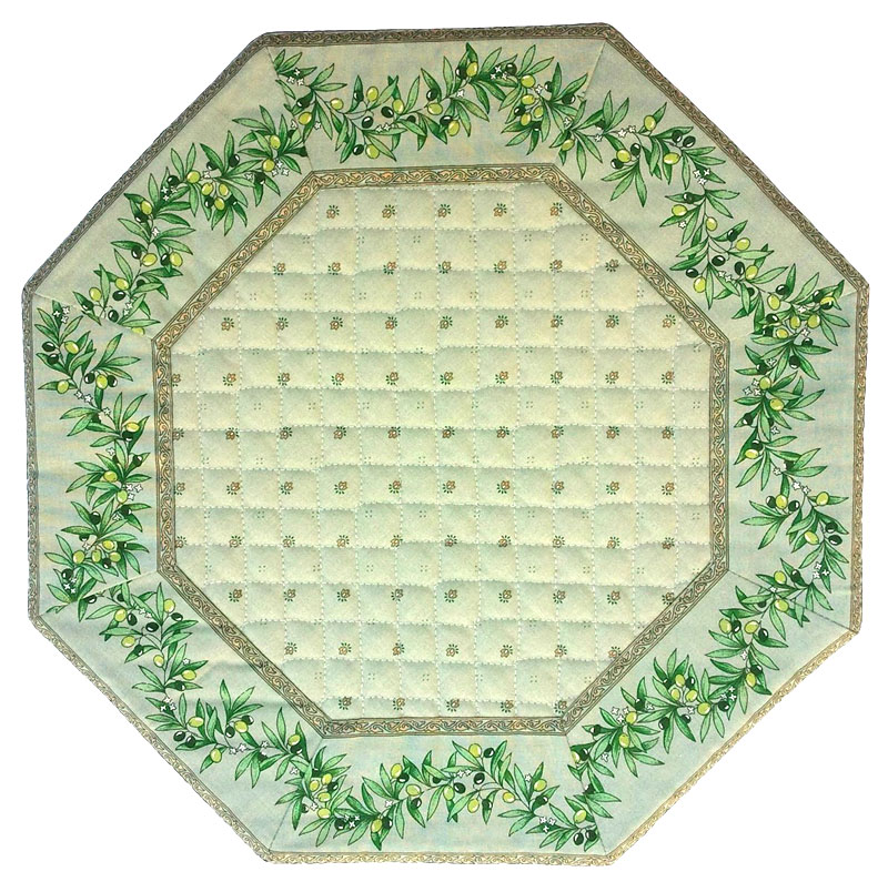 Placemats Octogonal Bordered (Calissons Olivettes.mint geen) Placemats Octogonal Bordered (Calissons Olivettes.mint geen)